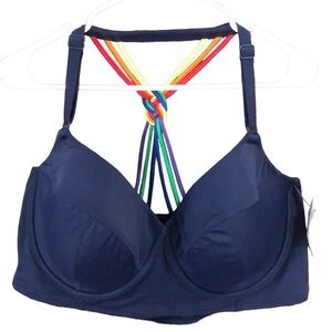 Swim by Cacique Bikini Swim Top 46DDD New with tags